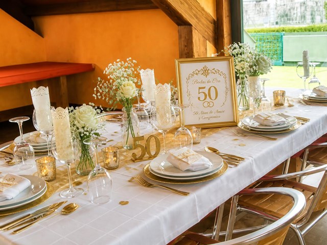 Restaurante para bodas de oro y plata en Mos